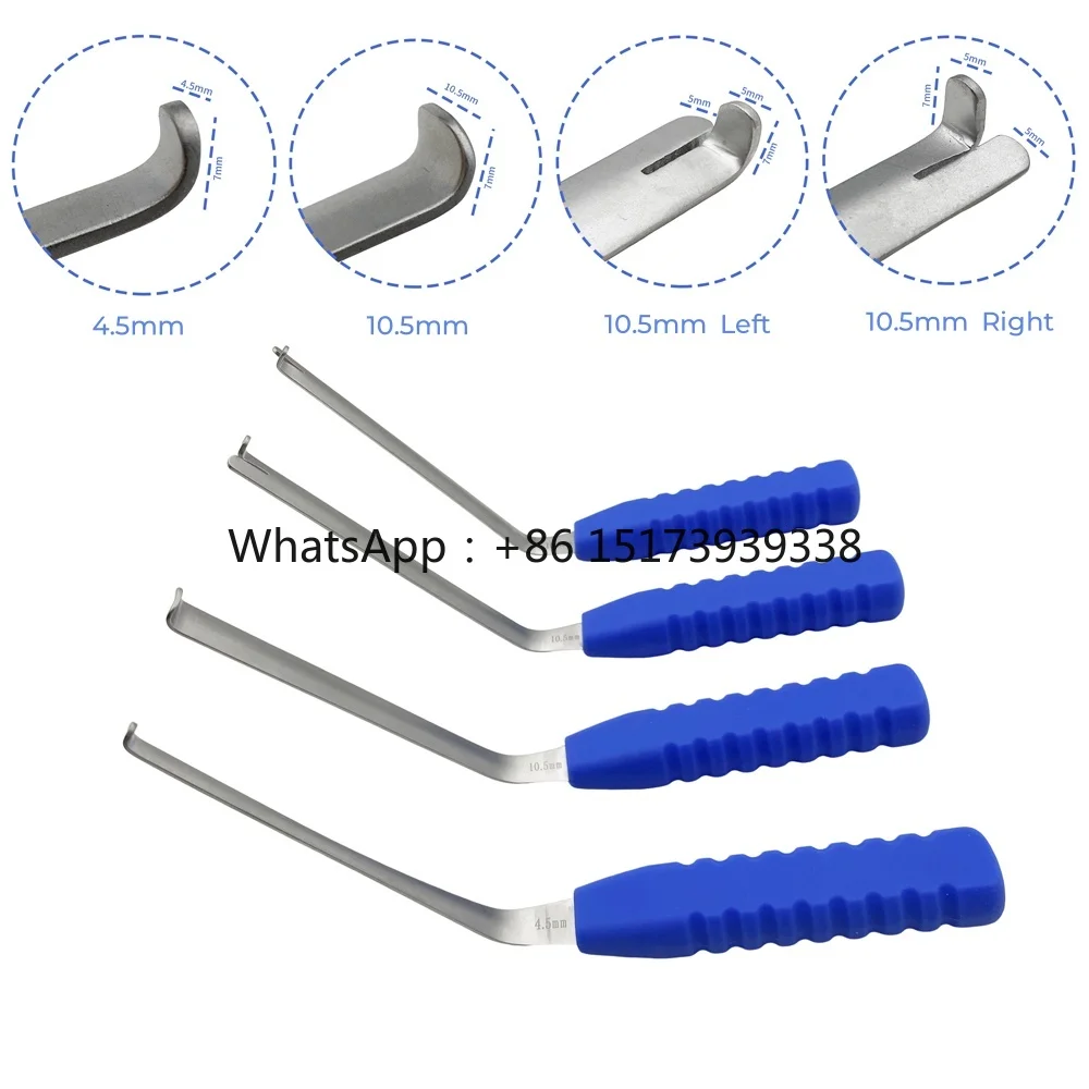 Surgical 10.5mm Guide Retractor Guide Pulling Hooks Pet
