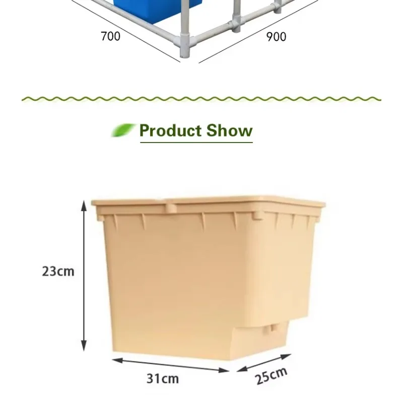 2025Reliable Quality Complete Garden Hydroponic Tomato Drain Pipe Dutch Buckets with Irrigation System