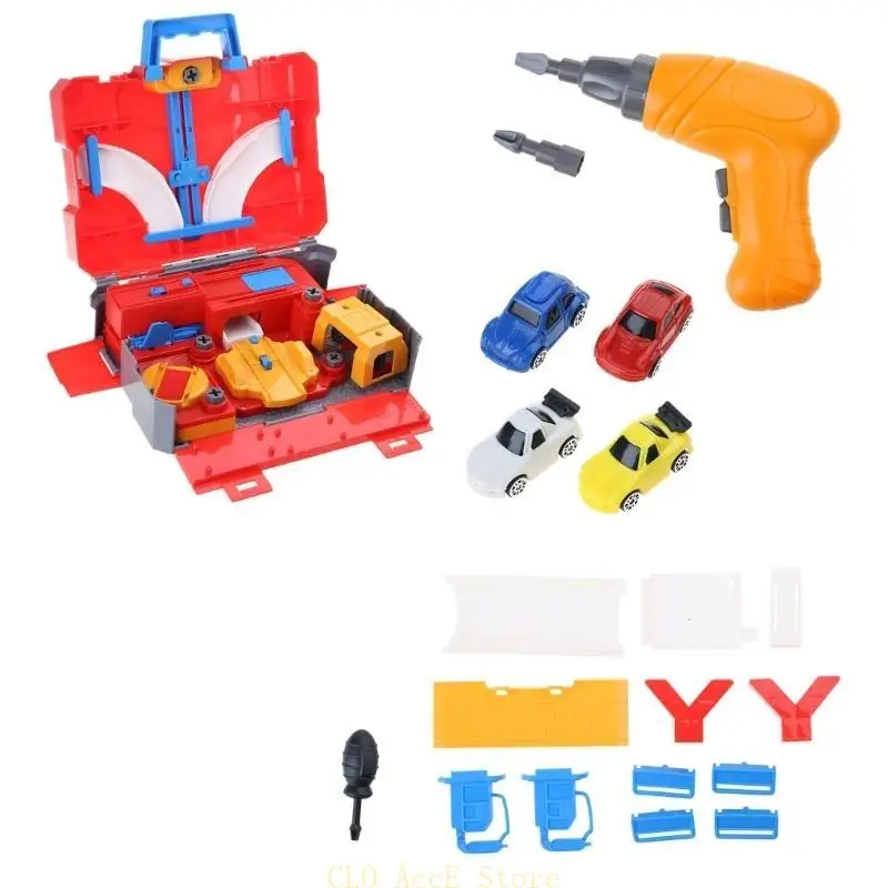 

16FE Adventure Car and Track Playset Imaginative Toy For Aspiring Engineers Aged 3 And Up Developing Motor Skills in Toddlers