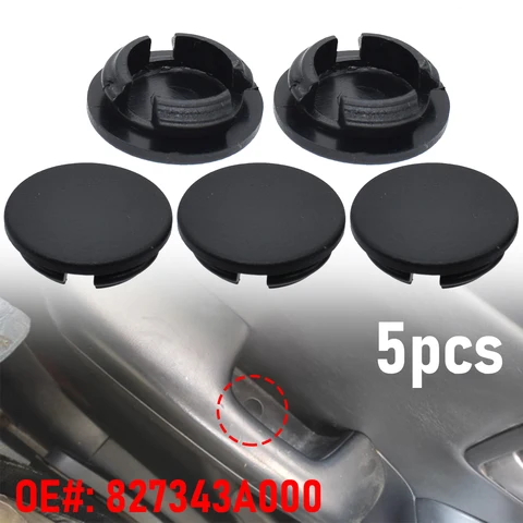 5 шт. для Hyundai IX35 Tucson IX Kia 827343A000 827343A0009P, Натяжной зажим для дверной ручки автомобиля, крышка с винтом, резиновая крышка для отделки, аксессуары