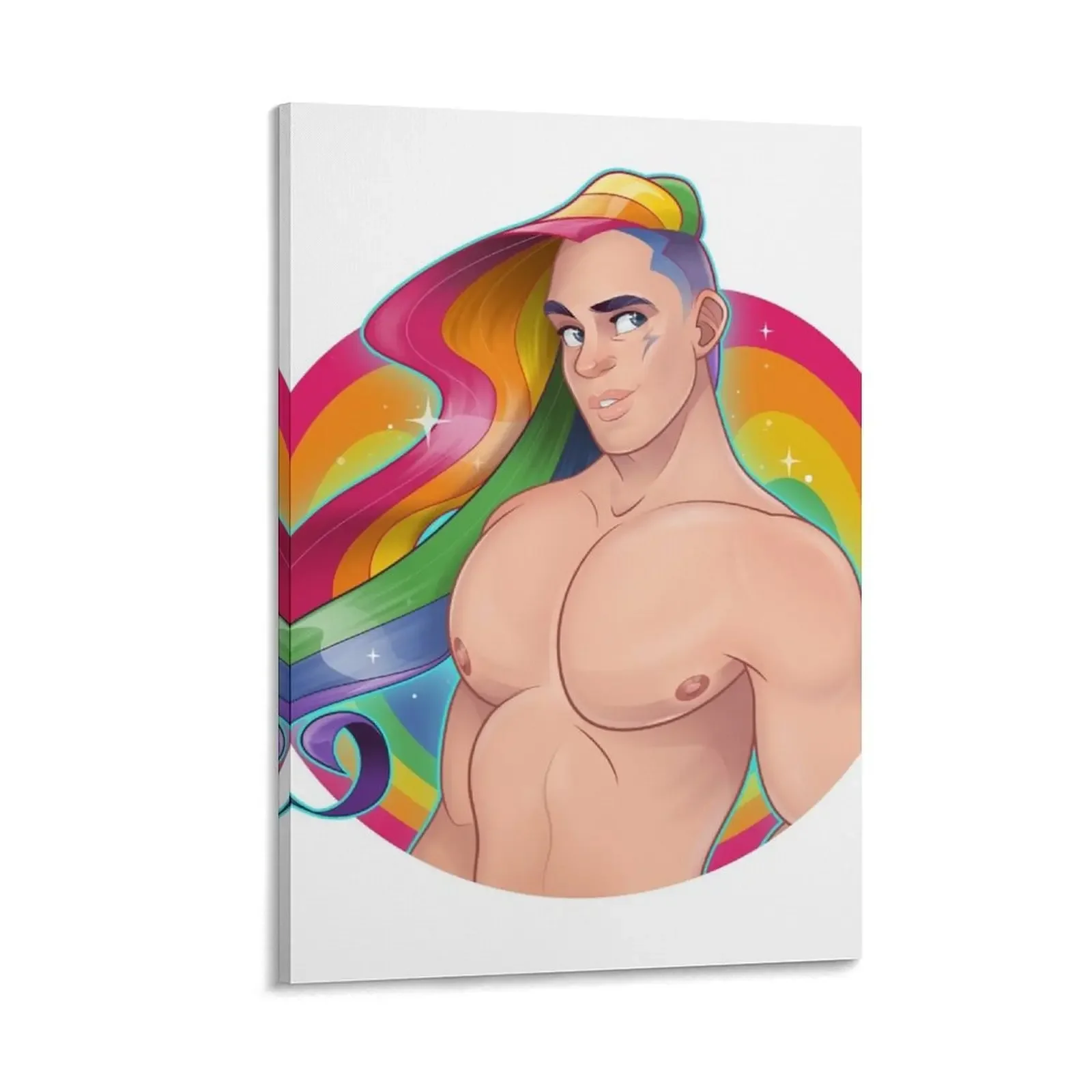 

PARINBOWPRIDE Canvas Painting canvas wall decoration poster anime photos for living room