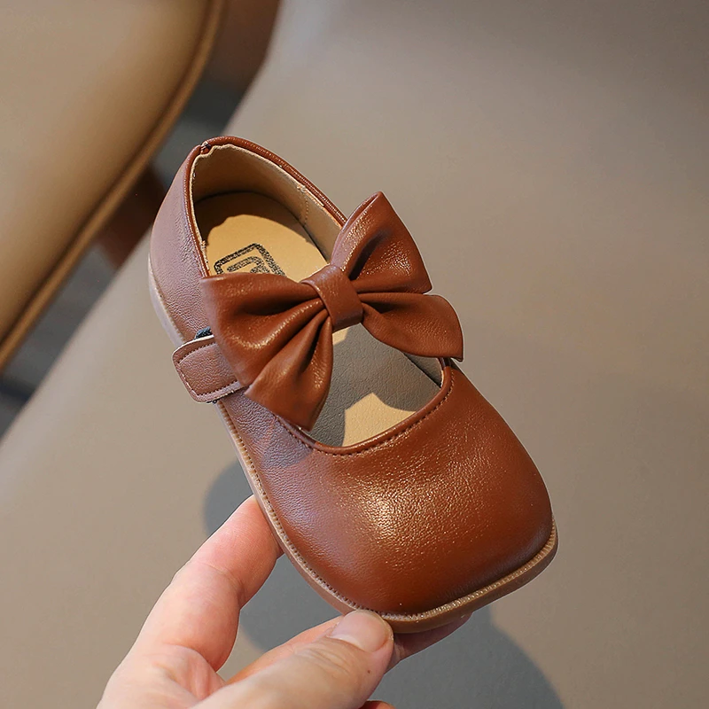 Kid Leather Shoe New Soft Sole Girl Shoes Fashion Princess Shoe Cute Girl Single  Mary Jane Shoes Kid Shoe туфли для девочки