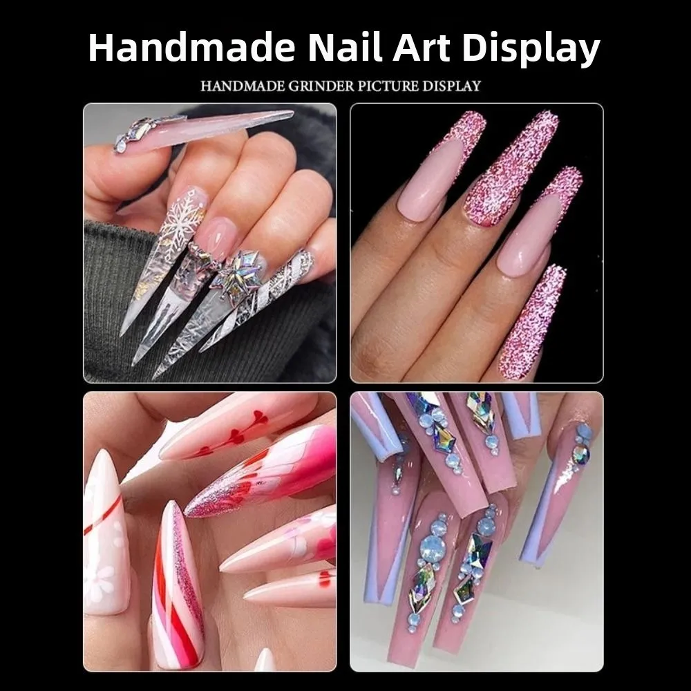 Mixed 12 Types Nail Tips Sets Clear Forms Pointed/Trapezoidal Nails French Nail Molds Ultra-Thin with Scale False Nails