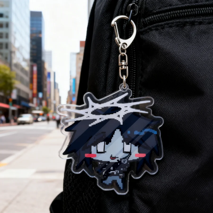 

Cartoon Game Chibi Keychain Accessories Bag Charms Keyrings Jewelry Fans Freinds Game Lovers Gifts