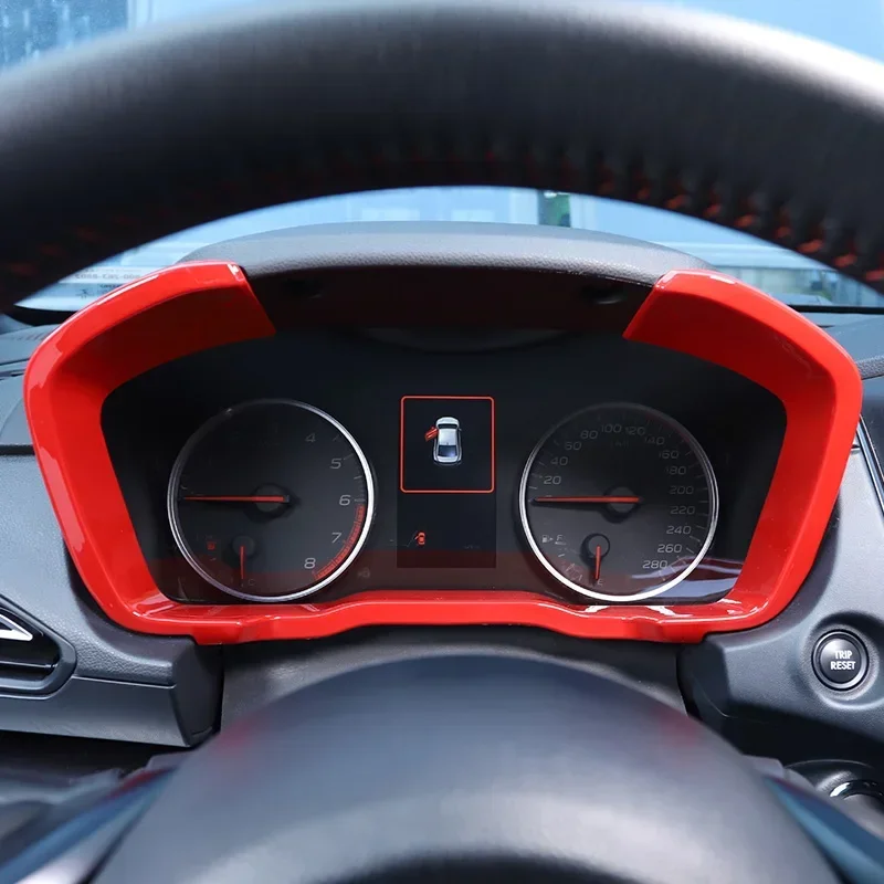 

ABS Carbon Fiber For Subaru WRX 2022-2025+ Car styling dashboard decorative frame sticker car interior protection accessories
