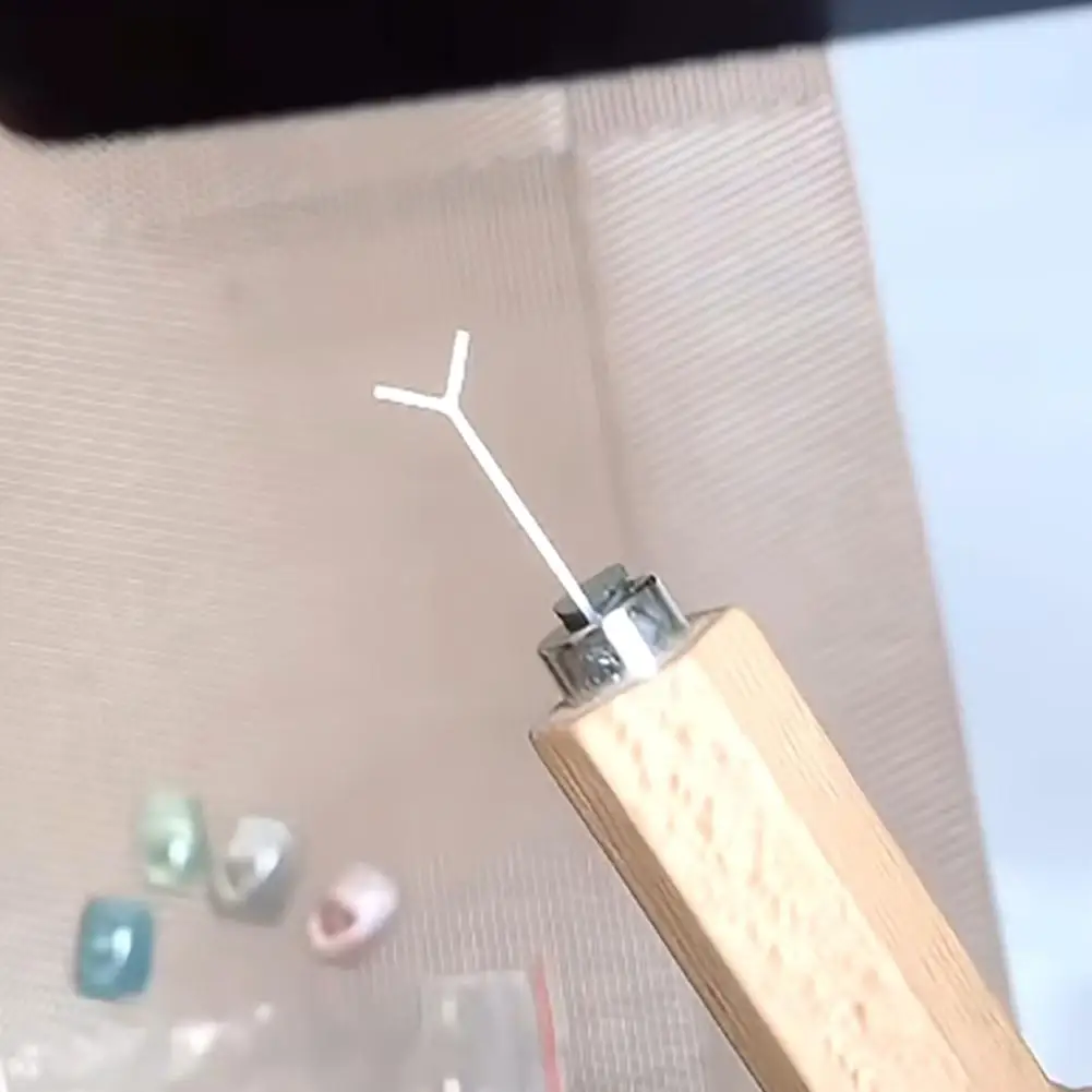 Y-forma olho de gato prego ímã barra combinação 3d amor em forma de coração efeito gel polonês ímã vara novas ferramentas de manicure da arte do prego