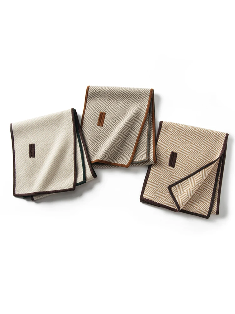 

35% кашемировый шарф, размер 130*25, для женской осенне-зимней уличной одежды, теплый вязаный кашемировый шарф, шаль