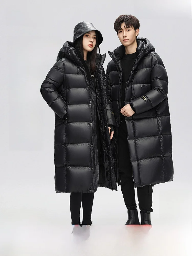 

Утепленная куртка из гусиного пуха Snow Flng Bla Obsidian Series 2026, осенняя, для пар, городская повседневная, защита от холода