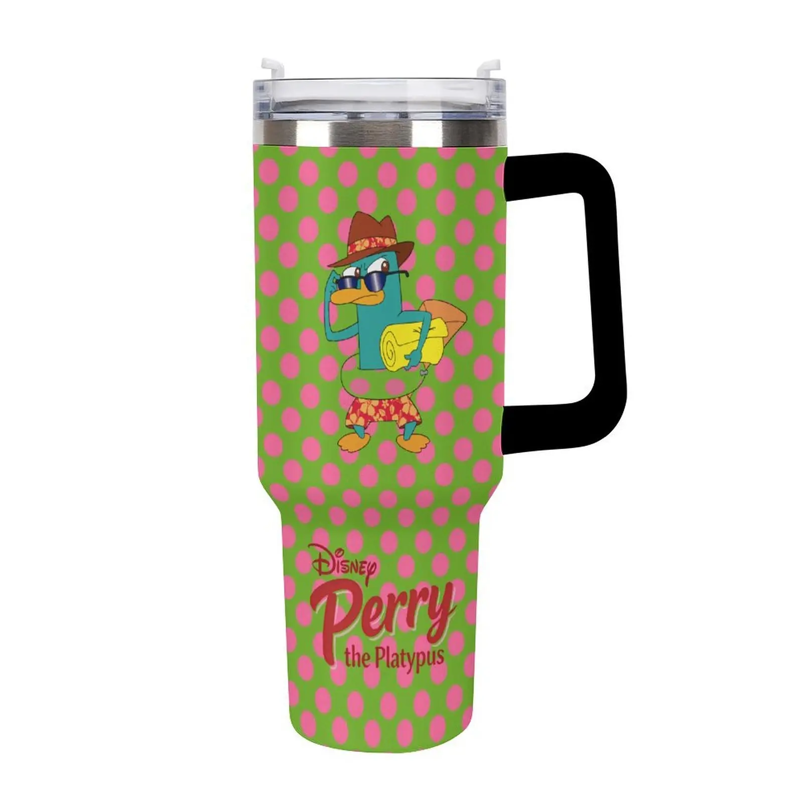

Perry Platypus Insulated Water Bottle Disney Cartoon Custom Design Your Personal Image Car Cup Travel Water Bottle 40 Oz Cosplay