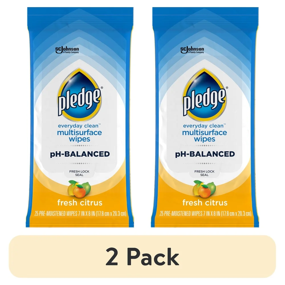 2 حزمة مناديل تنظيف متعددة الأسطح رائحة الحمضيات الطازجة pH متوازنة يمكن التخلص منها منظف الأثاث المطبخ مكتب المرآب الكوارتز #2