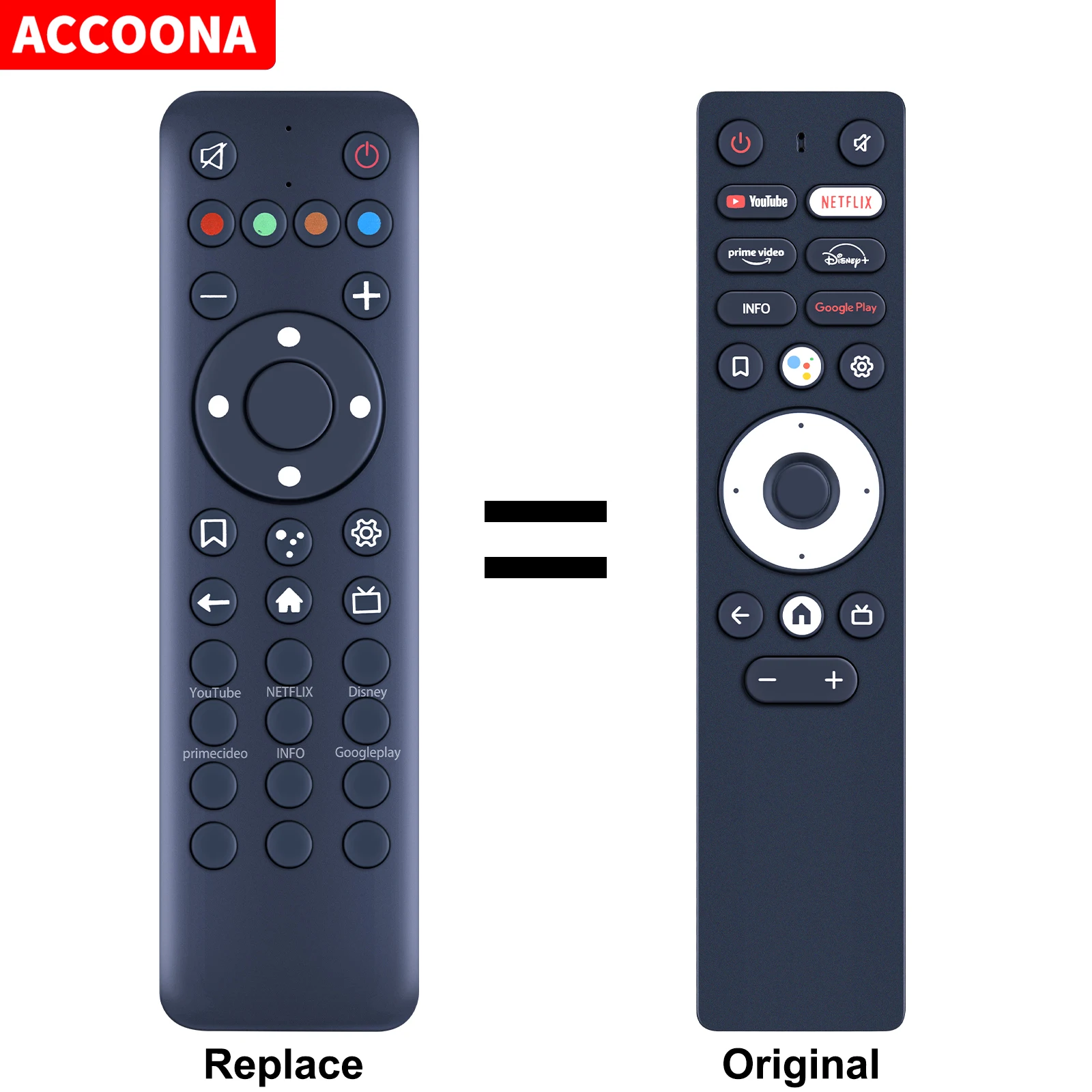 Remote control for Nokia Streaming Box 8000 & 8010 TV