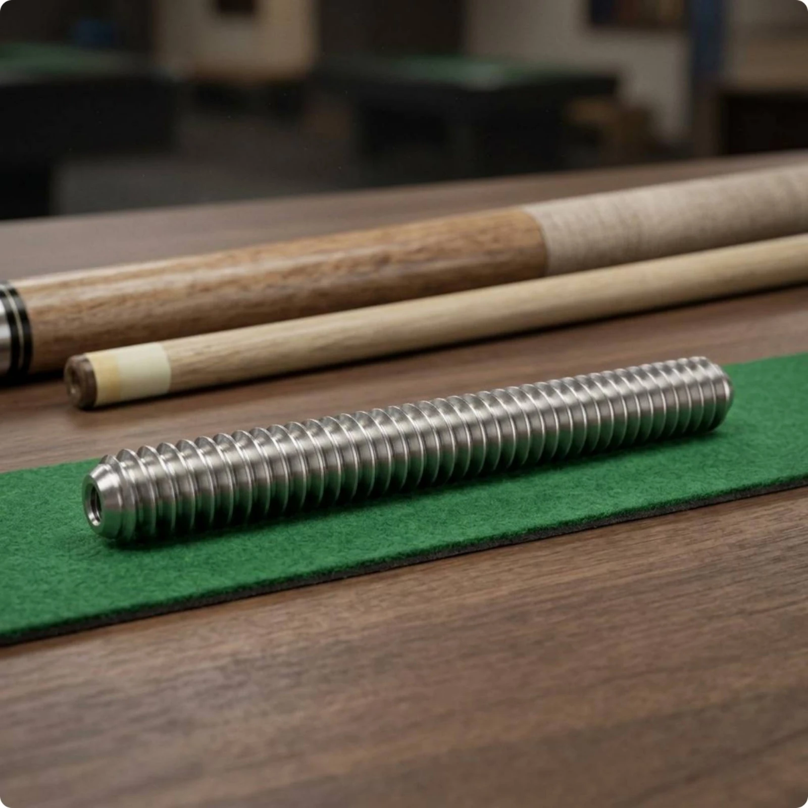 

Threaded Cue Joint Connector Machined Sports Equipment