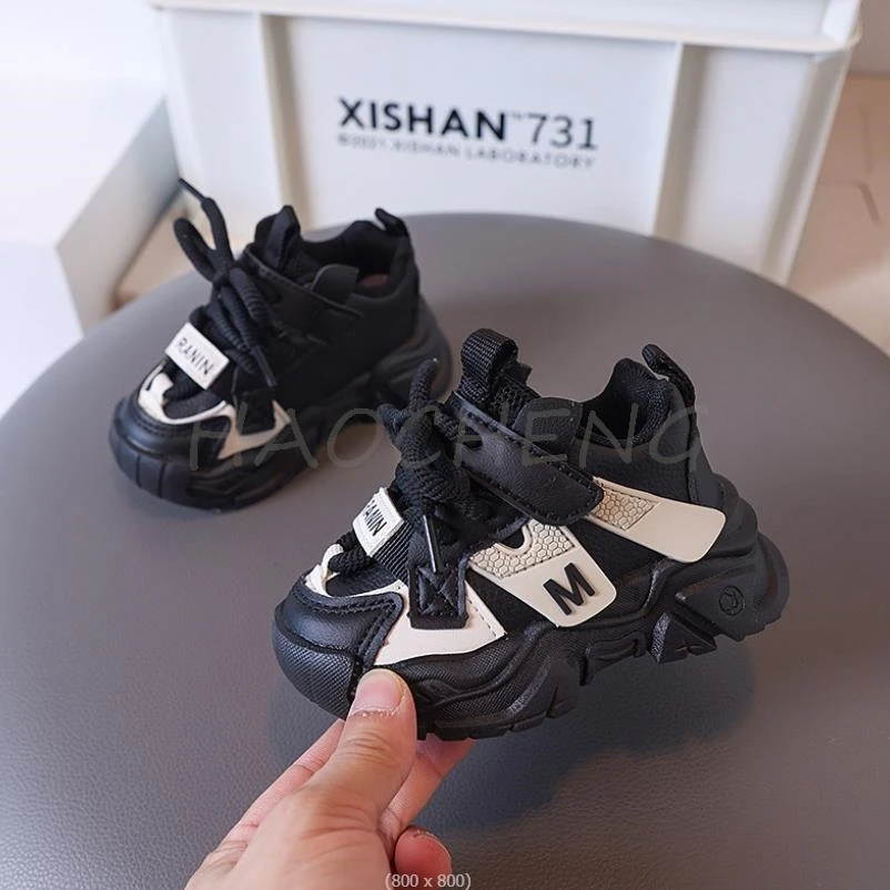 New Autumn Baby Children Sneakers for Boys Girls Mesh Breathable Casual Shoes Kids Non-slip First Walkers Shoes Toddler 21-30