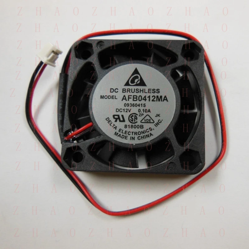 L+ for Delta AFB0412MA / 09360415 12V DC Fan/Blower/Chipset 2pins 40mmx40mmx10mm