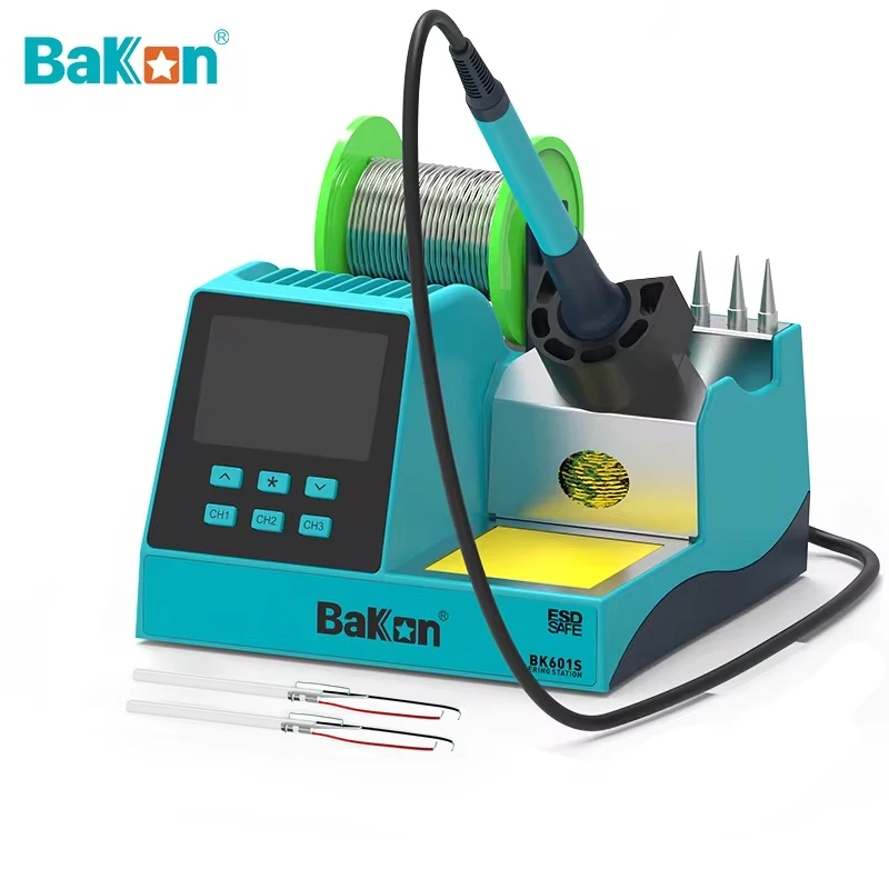 2024 NEW Bakon Soldering Station 90W Fast Heating Welding Machine SMD Rework Phone Reapair Tools ESD Safe Auto Sleep