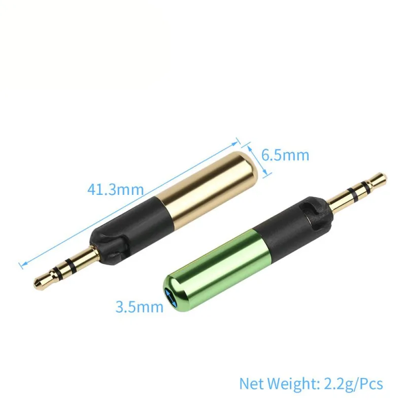Jack hd 2.5mm plugue de fone de ouvido para hd558 hd518 hd598 alta fidelidade fone de ouvido conector de fio de solda 2.5 plugues de reparo estéreo adaptador de áudio
