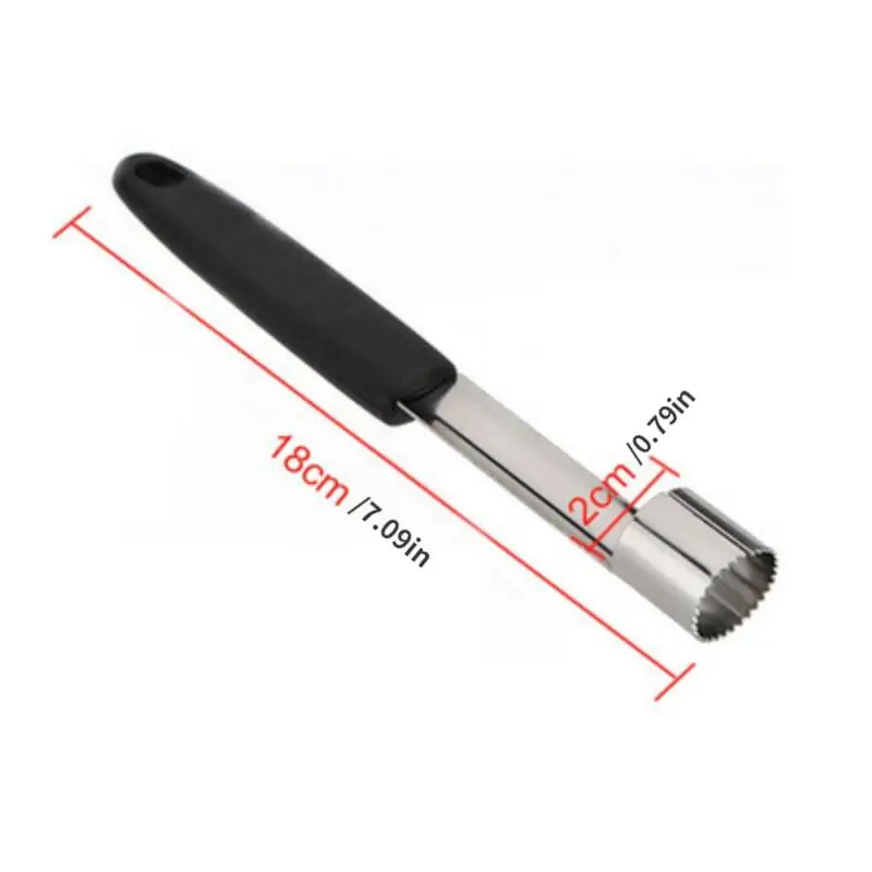 Easy Stainless Steel Twist Fruit Core Seed Remover Apple Corer Seeder Kitchen Gadget Tool