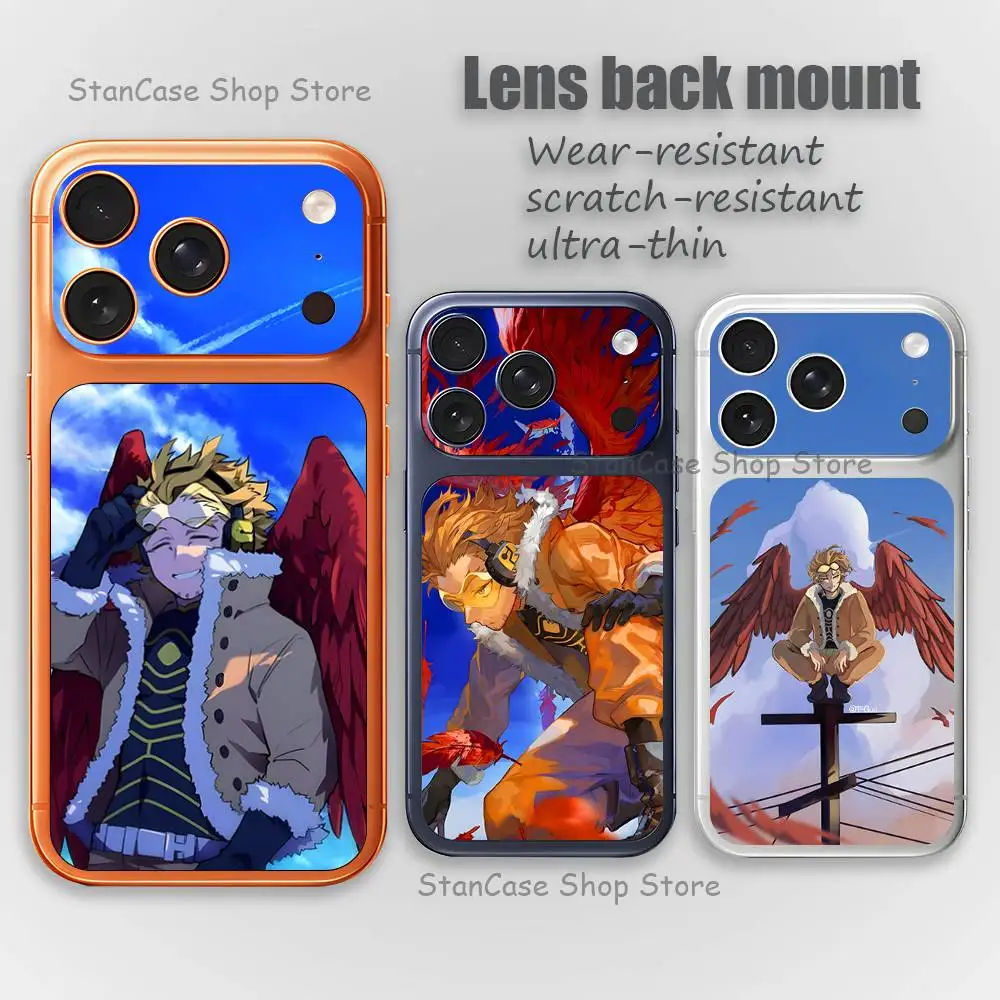 My H-Hero Anime Hawks Screen protector for iPhone 17 Pro Max and 17 Pro HD camera lens protection