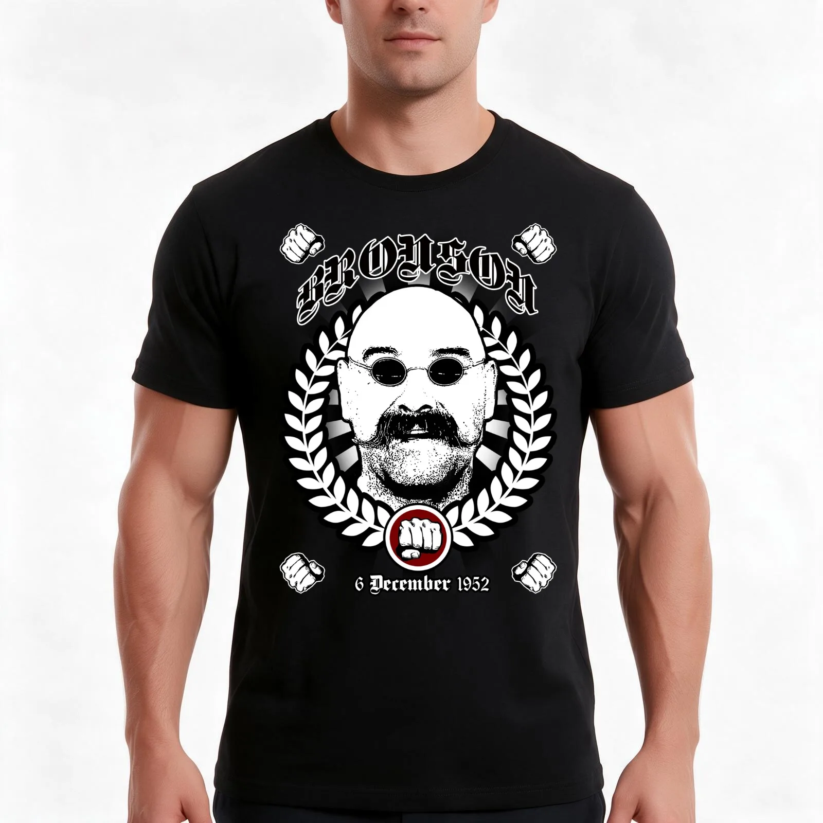 Bronson (Michael Gordon Peterson) T-Shirt, Summer Casual Cotton Tee, Oversized Streetwear Tops, Vintage Graphic Print
