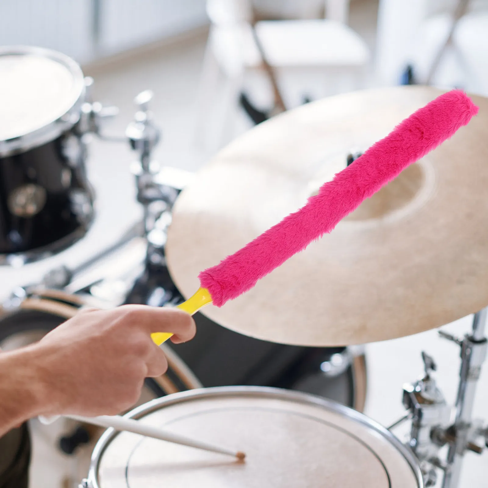 

Набор из 2 щеток для чистки гучжэна, прочные инструменты для очистки музыкальных инструментов, принадлежности для удаления пыли для музыкальных инструментов и клавиатур