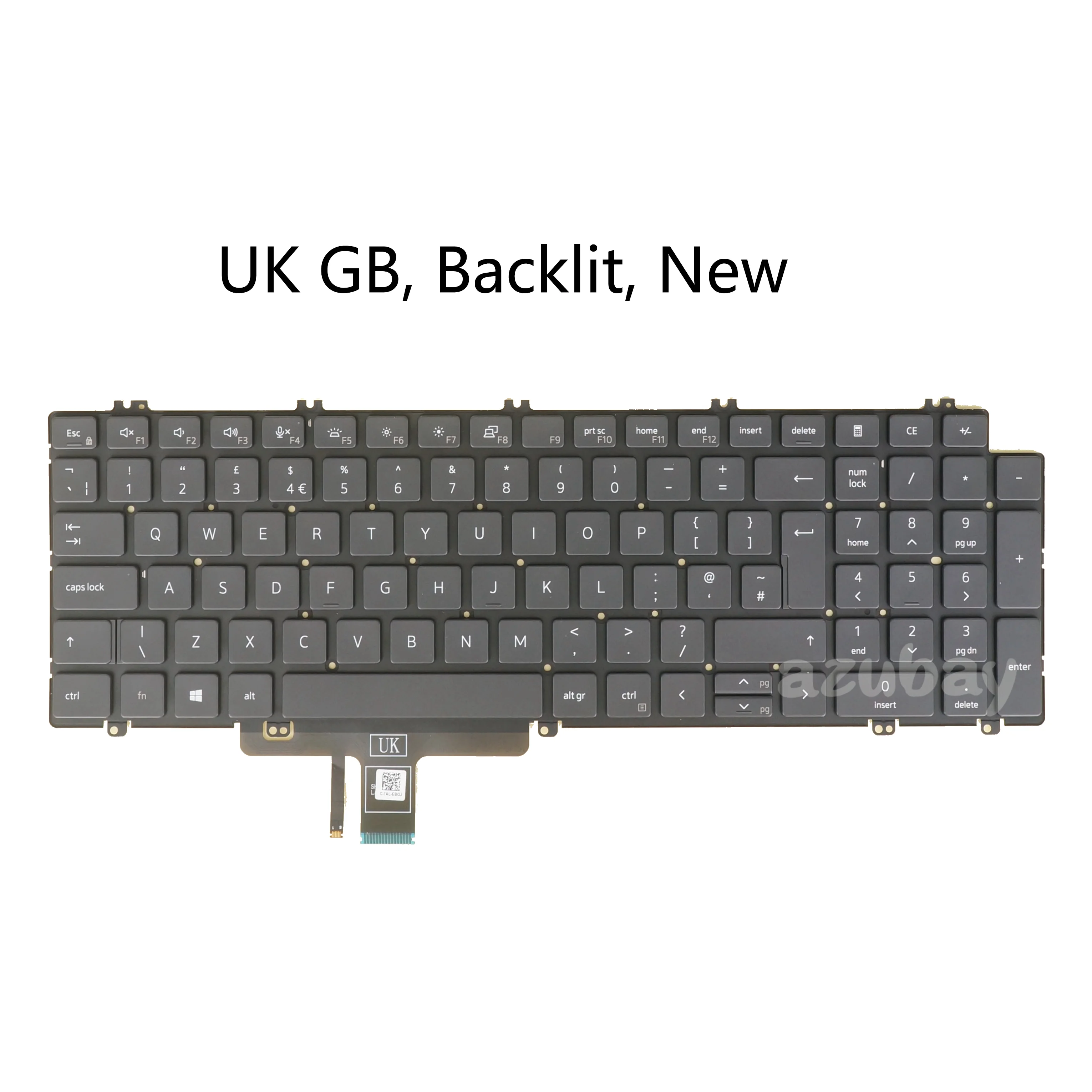 Verlicht Laptop Toetsenbord Voor Dell Latitude 3540 5520 5521 5530 5531 5540 Ons Verenigd Koninkrijk Franse Azerty Zwitserse German Qwertz