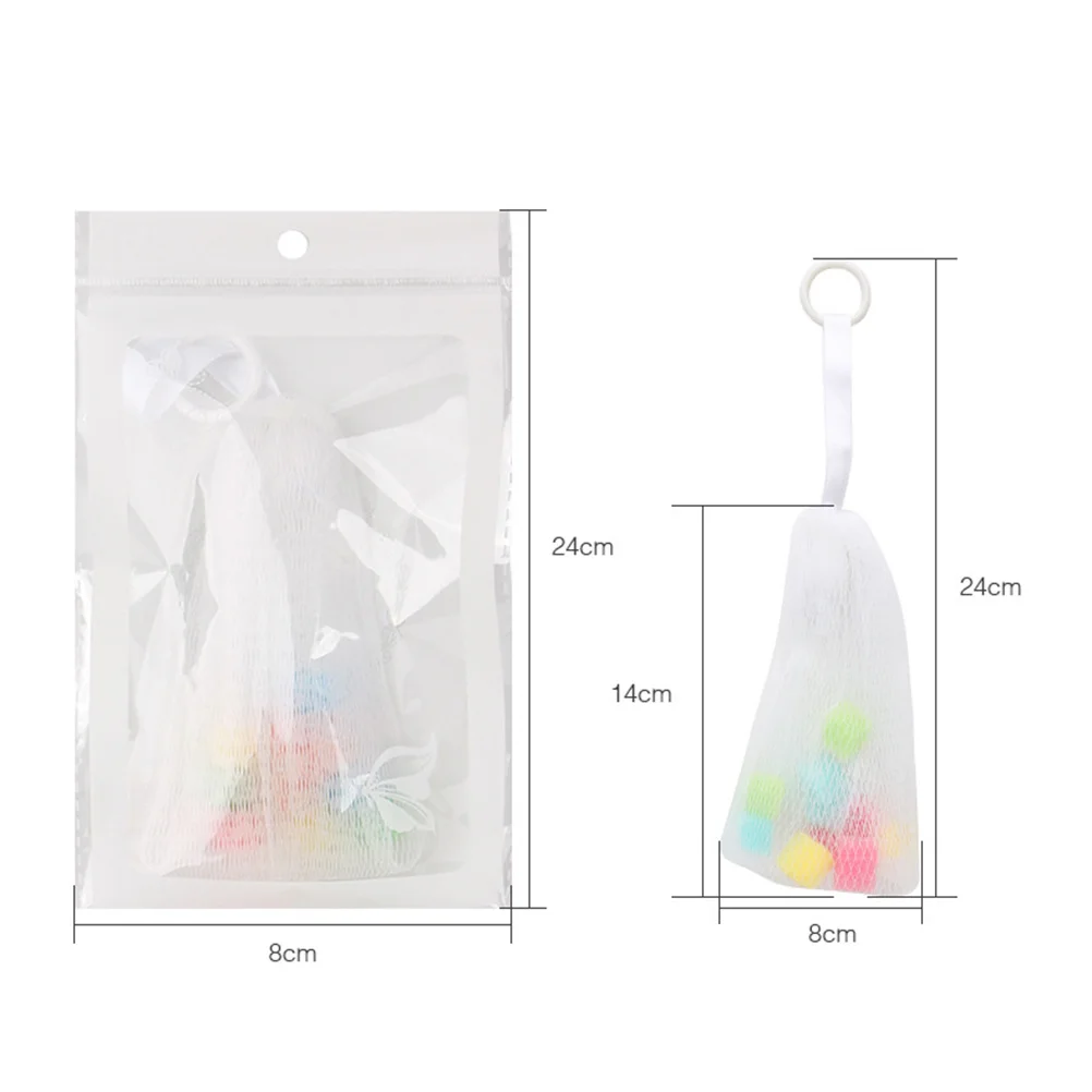 5 قطعة رغوة صافي كيس فقاعات للصابون كلنسر الإسفنج الحقيبة شنق دش ملحق صانع فقاعات للوجه اليدوية النفط الفاكهة #4