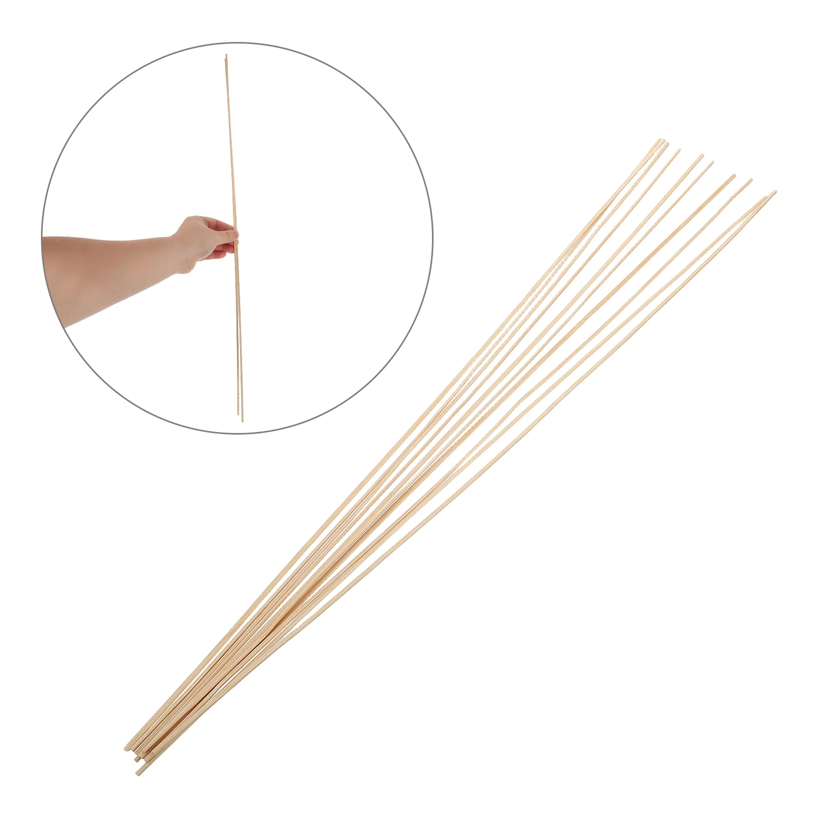 Kite Material Rod Flat Bamboo Sticks for Crafts Childrens Kites Weaving Dancing DIY Kits Strips