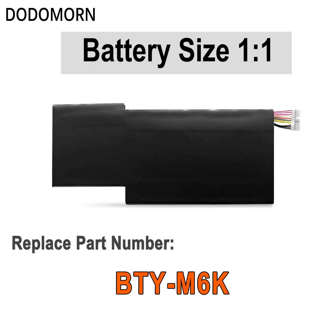 Imagem -02 - Bateria Dododomorn para Msi Ms17b4 Ms-16k3 Gf63 8rd Fino 8rc Gf75 3rd 8rc 9sc Gf65 9se sx Thin10sdr Novo Bty-m6k Bateria no Estoque