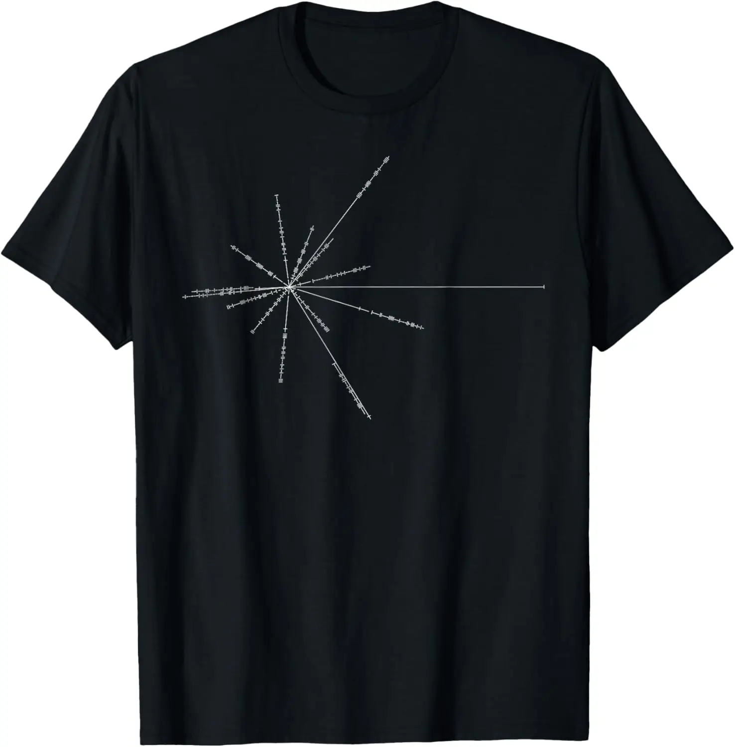 

Vintage Space Travel Probe Pulsar Map Pioneer Voyager Earth T-Shirt