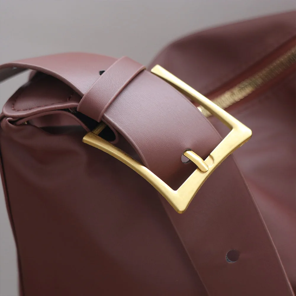 Vintage travesseiro design boston crossbody saco clássico casual couro bolsa de ombro com zíper à prova dwaterproof água bolsa feminina senhora