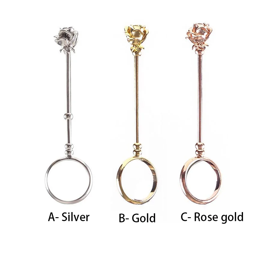 1Pc Rose Ring Individual Smoke Holder With Thick Smoke Holder To Hold Anti-finger Yellow Accessories