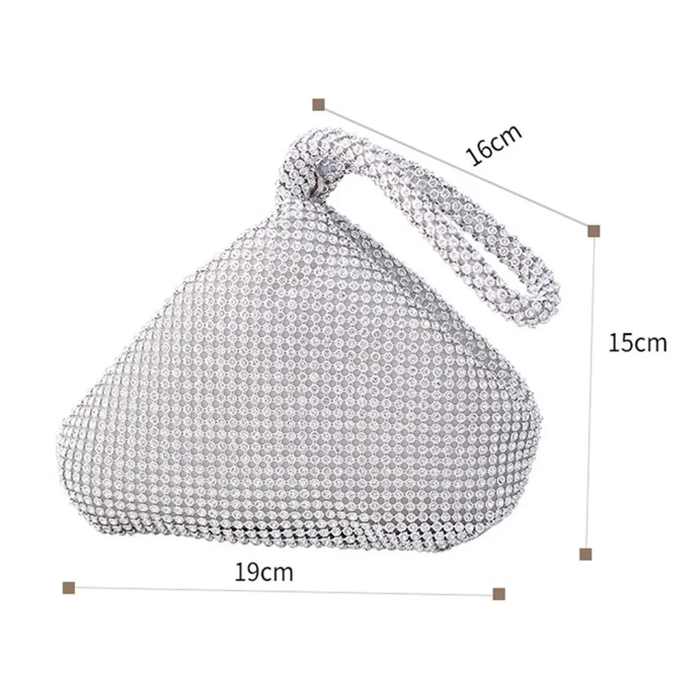 Graceful Rhinestone Clutch Purses Durable Handbag Elegant Evening Clutch Bag Fashion Glitter Women Party Bag Women