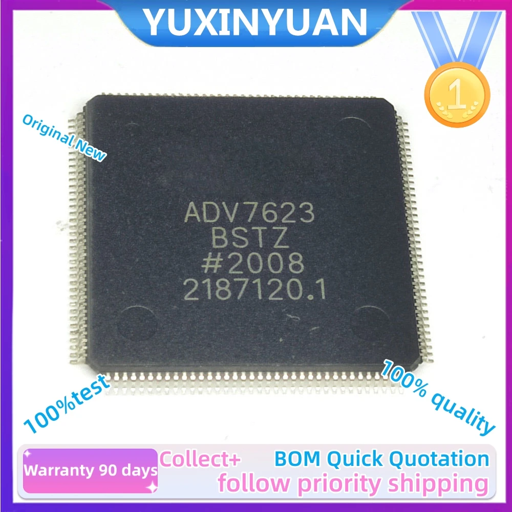 1PCs/Lot New Original  ADV7623BSTZ  ADV7511KSTZ ADV7604BBCZ-5P ADV7513BSWZ ADV7619KSVZ  ADV7612BSWZ QFP144 IC Chips  In Stock