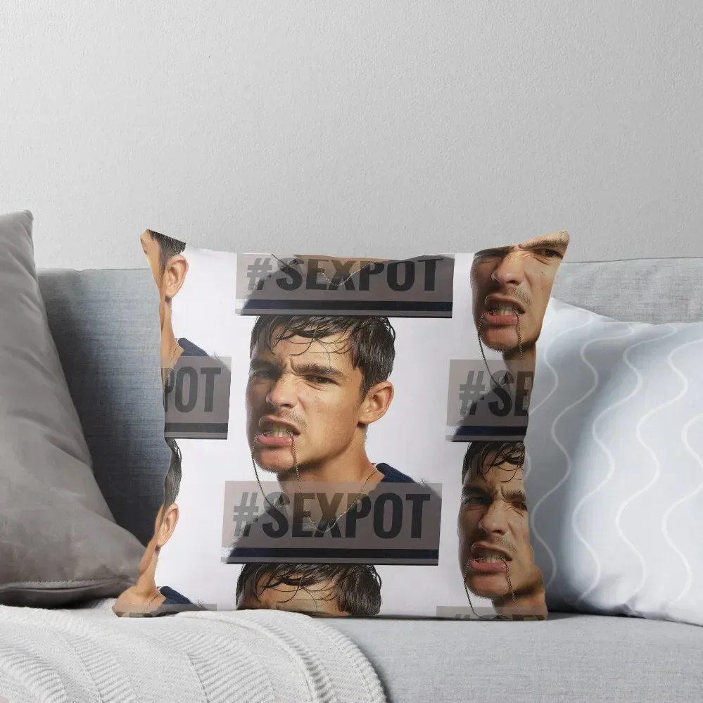 #sexpot : Brenton Thwaites Throw Pillow pillows decor home Decorative Pillow Covers For Sofa Luxury Pillow Cover
