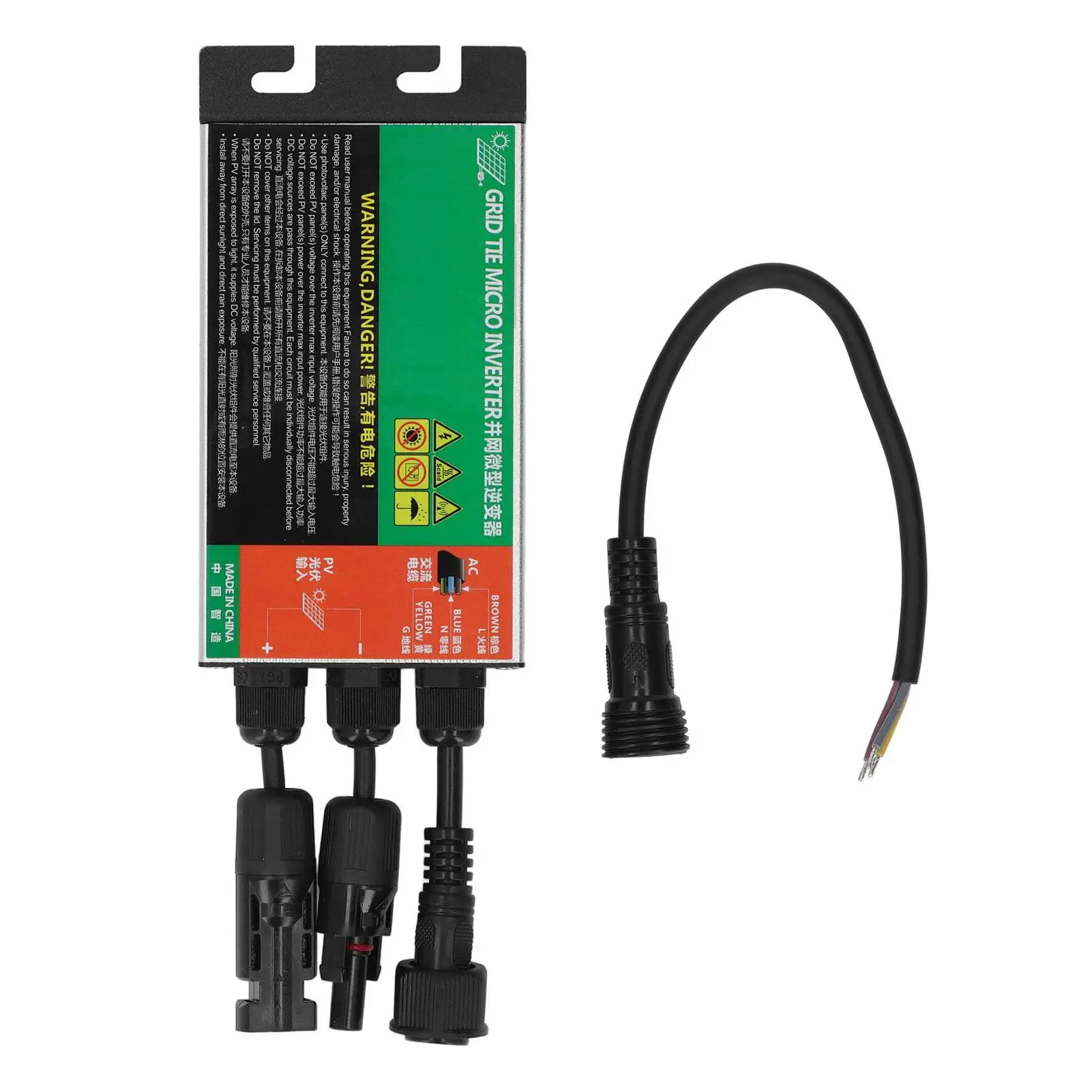 

Grid Tie Micro Inverter MPPT Pure Sine Wave Solar Power Compact Energy Converter 120W to 350W