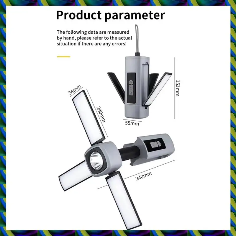 毎日の折りたたみ屋外キャンプライト吊り下げテント吊り下げランタン緊急車屋外ランプ