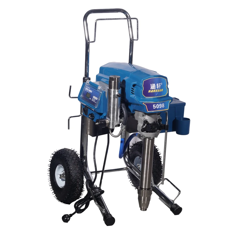 Máquina de pulverización eléctrica grande profesional de 220V, Motor sin escobillas de alto voltaje, pulverizador sin aire, revestimiento de pintura de látex