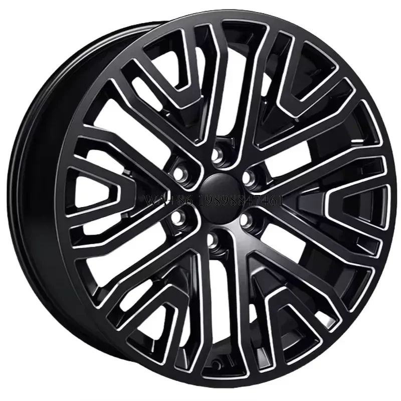 High Strength Durable 6x139.7 Truck Wheels Bright 22 23 24 Inch Passenger Car Alloy Rims for New GMC Yukon