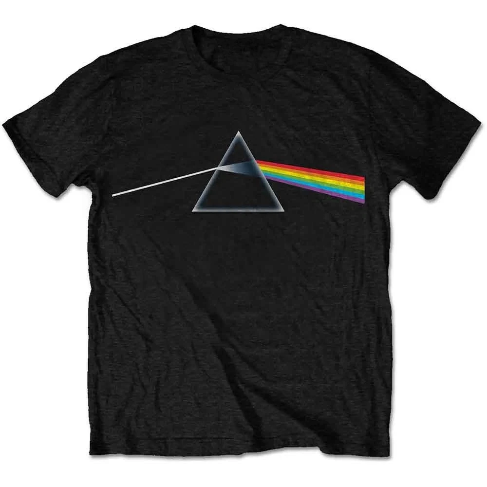 Pink Floyd Dark Side of The Moon Album Graphic Print Men's and Women's Loose Short Sleeved T-shirt Casual Luxury Clothing 2026