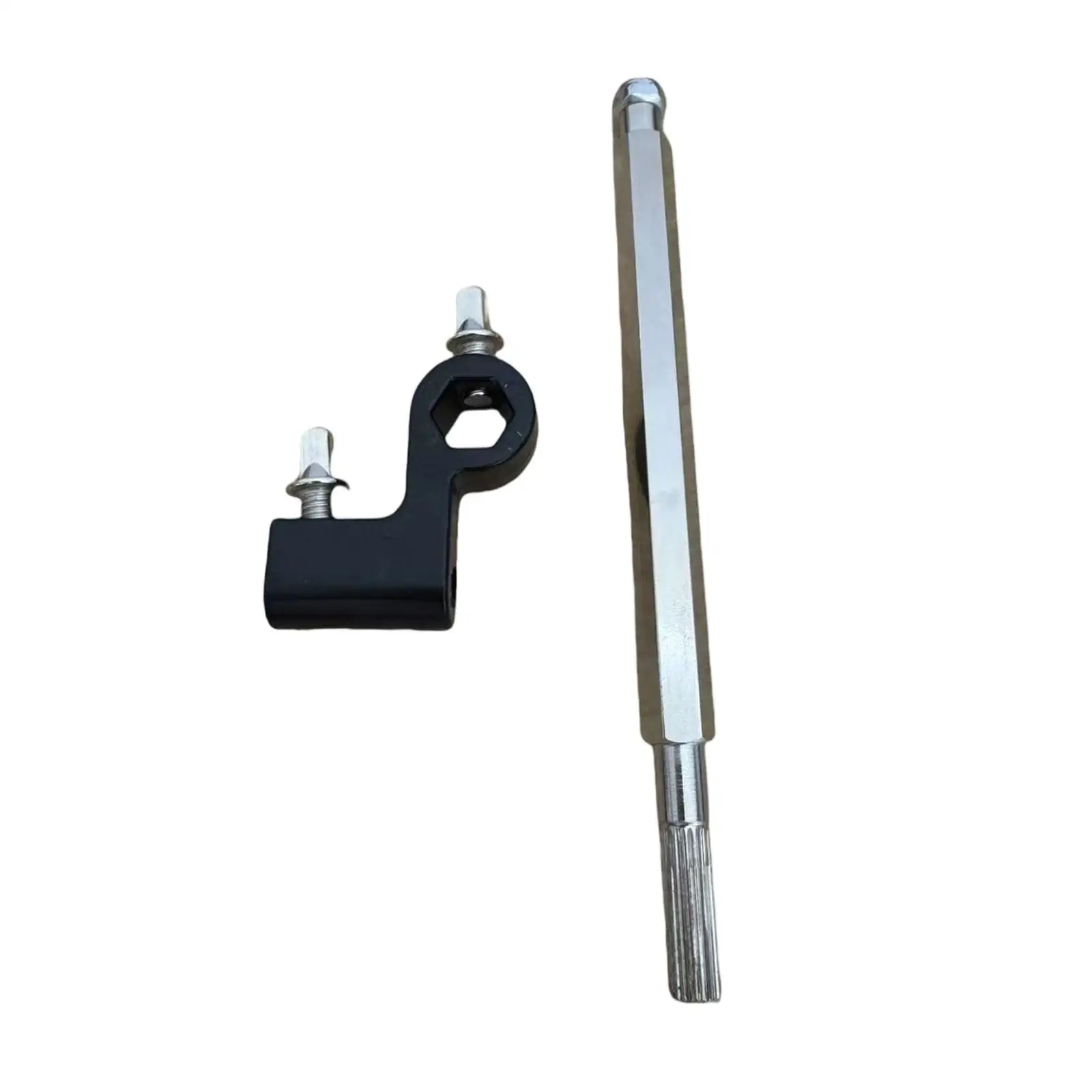 Drum Pedal Connector Rod Sturdy Metal Double Chain Drive Spare Part for Drum Double Pedal Setup