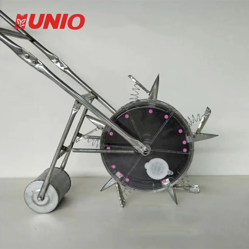 Small Peanut Planter, Corn and Soybean Planter, Hand Push Fertilizer Applicator Manual Vegetable Seed Precision Seeder
