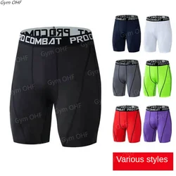 2023 Compression Shorts Men Summer Sportswear Training Tights Gym Fitness Leggings Short Pants Sport Bottoms Running Shorts Men