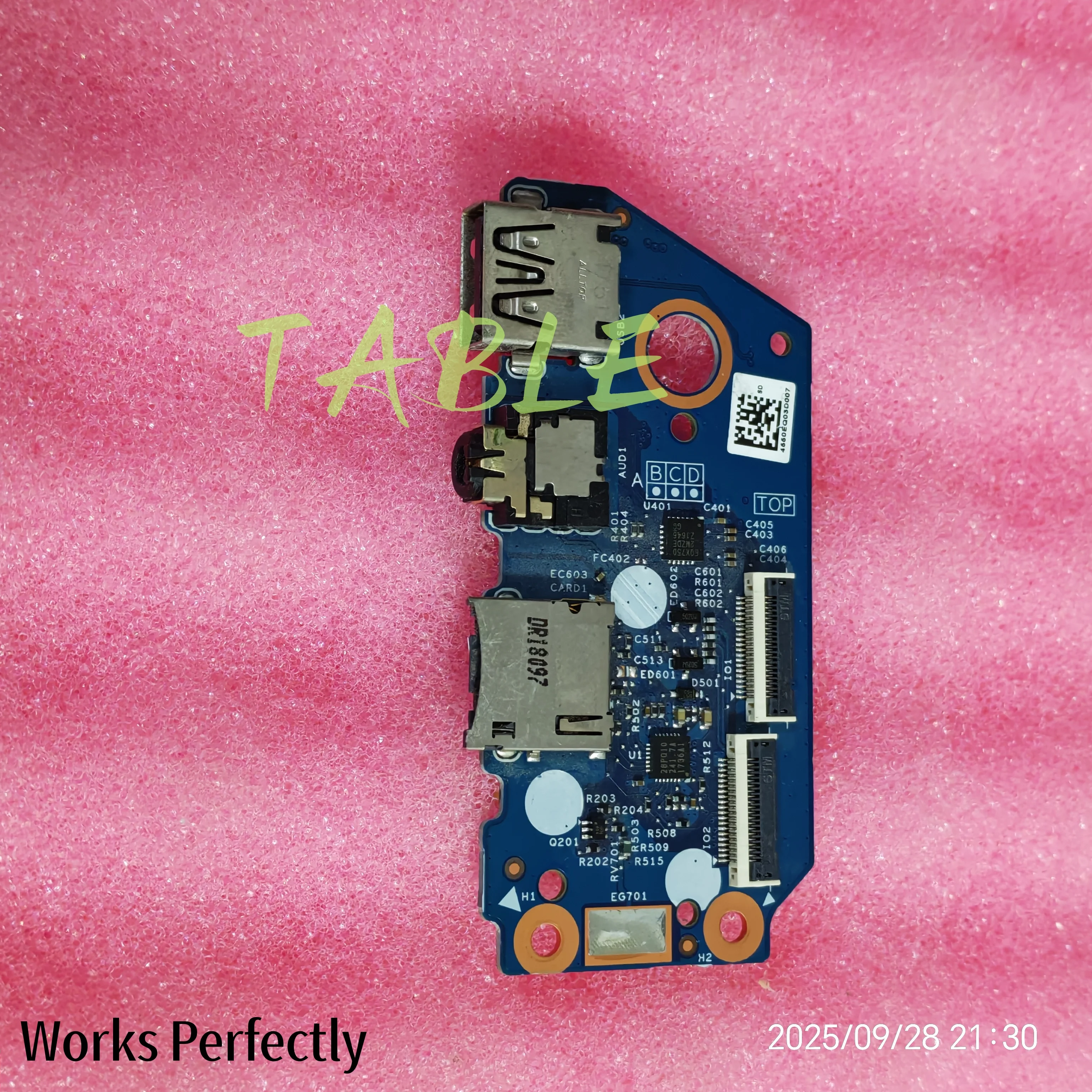 

For HP Probook X360 440 G1 HSN-W01C USB Board Audio Board 17B16-1 17B16-SD 448.0EQ03.0011