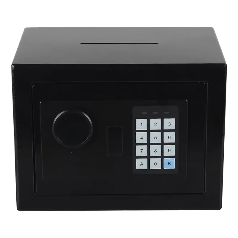 for YP-17 Household Safe Deposit Box Durable Steel Cash Safe with Key Lock Fireproof Suitable for Home Protection