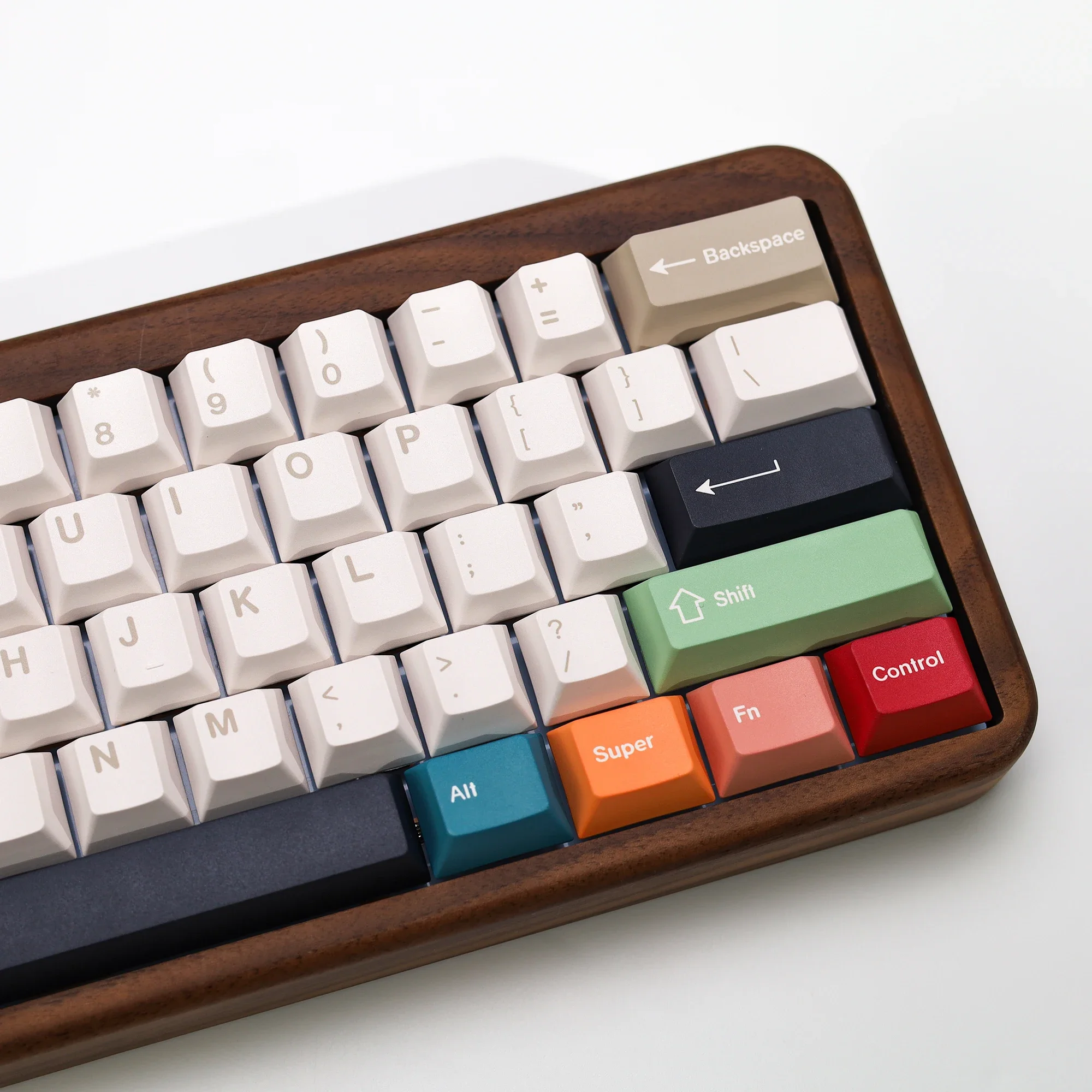 KBDiy GMK Foundation Keycaps PBT Cherry Profile voor mechanisch toetsenbord Keycap 75% aangepaste Retro 143 toetsen Caps voor MX-schakelaars