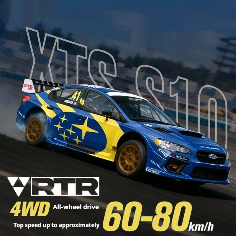 

Raleigh XTS-S10 1/10 Carbon Fiber Remote Control Electric Four-Wheel Drive Pull Car Off-Road Vehicle Gyro Brushless RC Model Car