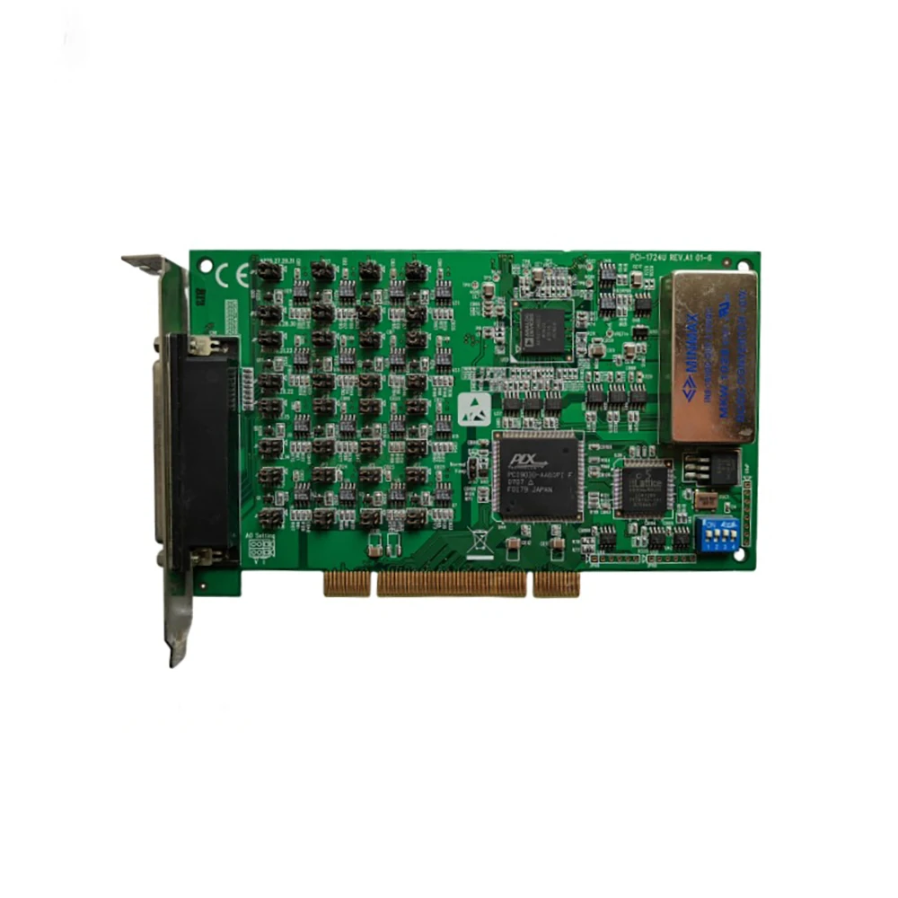 For Advantech PCI-1724U REV.A1 Isolation 14-bit 32-bit Analog Output Card PCI-1724U-BE