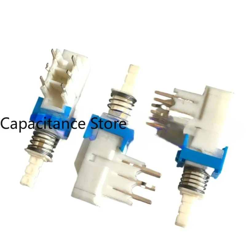 

5PCS Horizontal self-locking switch SPUN audio DVD power press 6-pin lock button