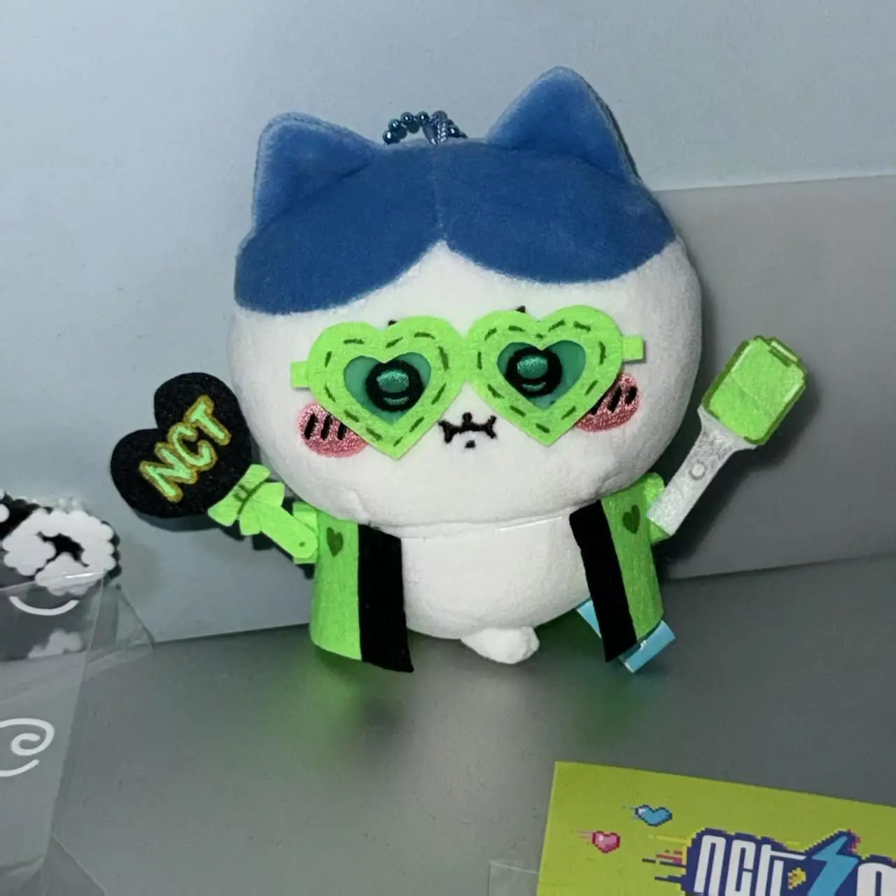 Kawaii Hachiware Hachiware Usagi لطيف هدية دمية على ظهره مفتاح قلادة