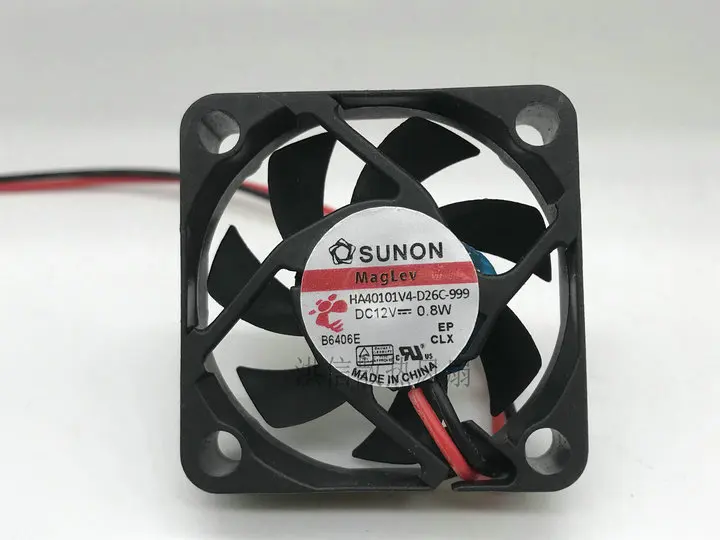 

SUNON HA40101V4-D26C-999 DC 12V 0.8W 40x40x10mm 2-Wire Server Cooling Fan